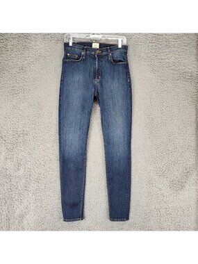 Hudson Jeans Womens 28 Blue Barbara Stretch Denim Super Skinny *Read*